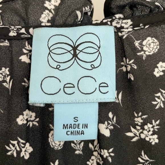 Cece Peasant Midi Dress Size S Bloomcore - Picture 9 of 10